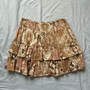 American Eagle ruffle skirt with liner size L